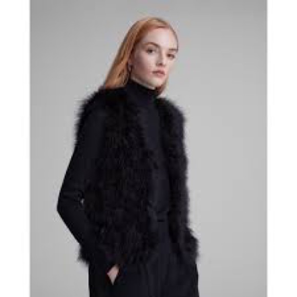 Club Monaco Violet feather vest size XS - Picture 2 of 5